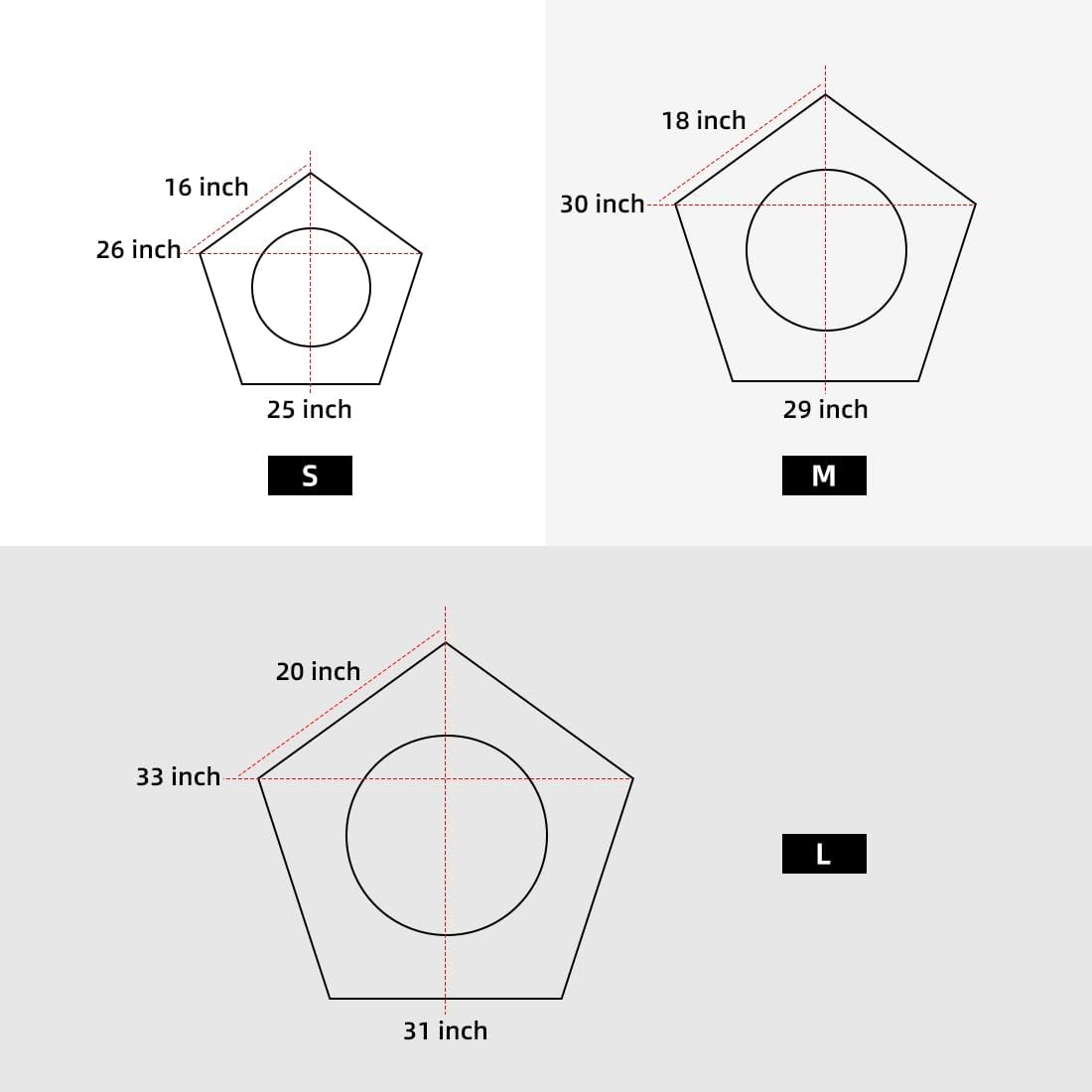 Pet Teepee Tent for Dogs & Cats Dog Bed with Thick Cushion Puppies Play House Removable and Washable 20x20x24Inch