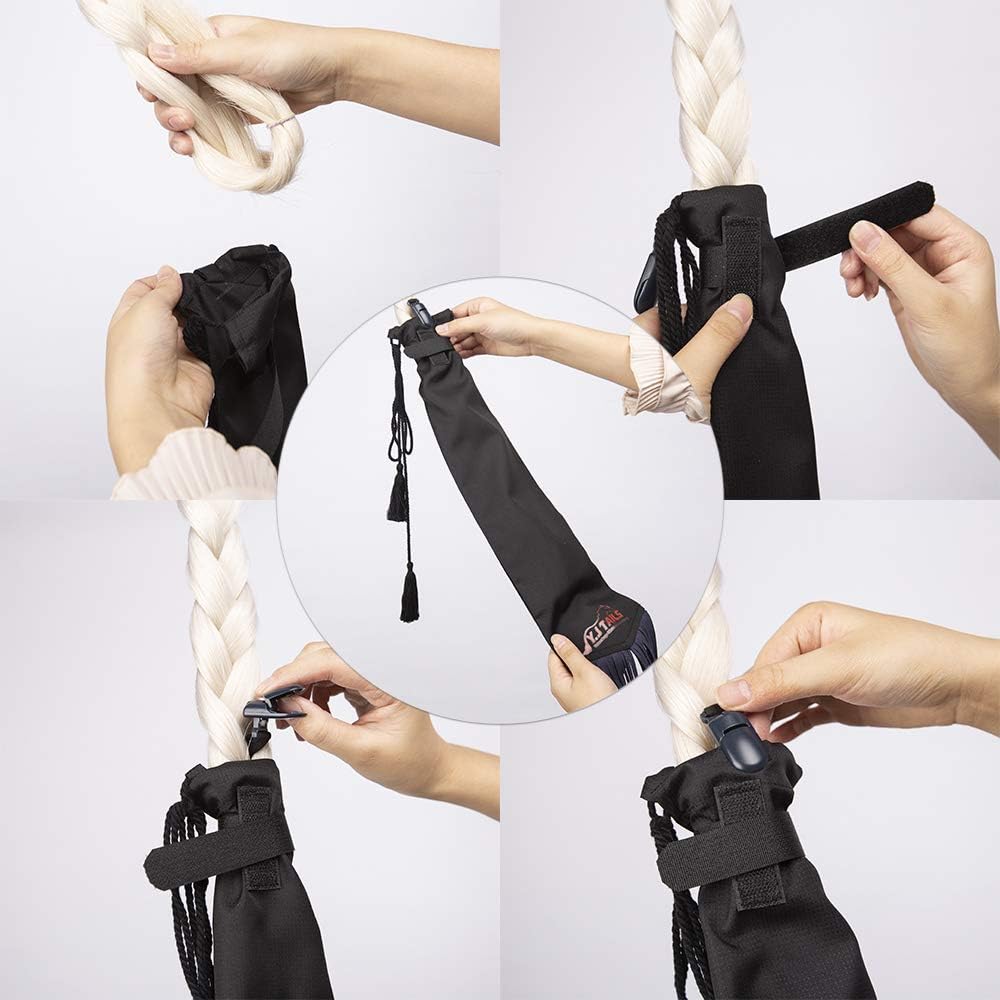 Horse Tail Bag, Solid Black