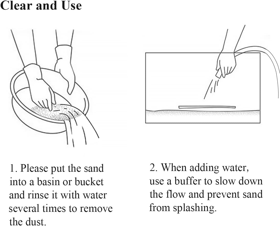 20 lbs Black Silica Sand. Decorative Aquarium Gravel Substrate for Fish Tank, Plants Potted, Fire Pits, Candle, Vase Filler and Crafts