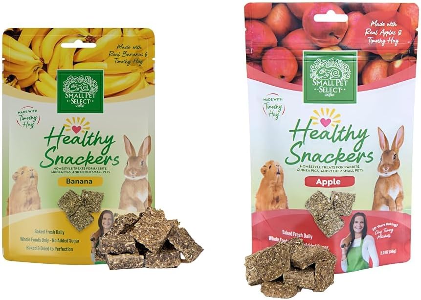 Small Pet Select - Healthy Snackers - Banana & Apple