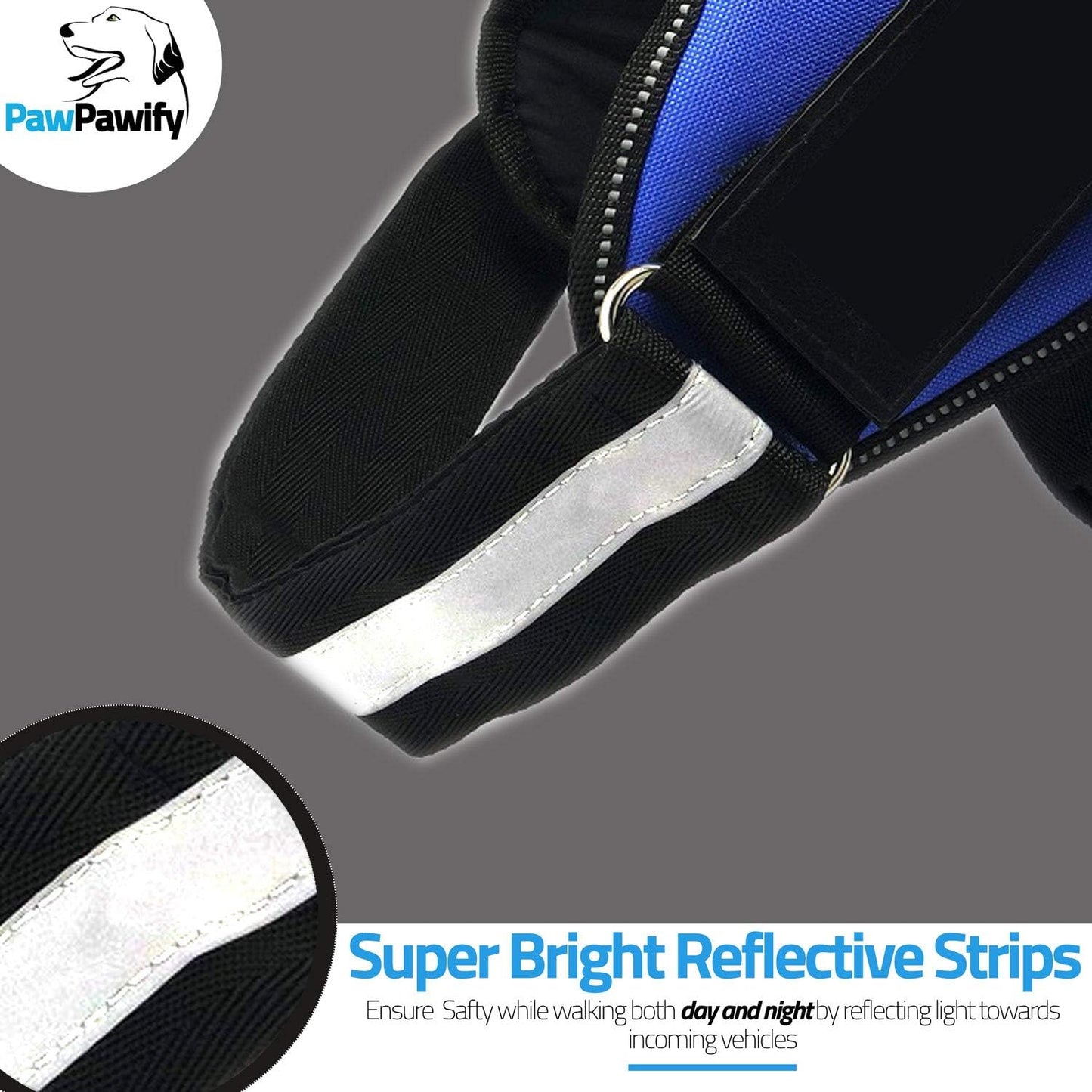 PawPawify Custom No Pull Dog Harness with Name and Phone Number, Heavy Duty Personalized Pet Vest to Prevent Tugging, Pulling, or Choking, Training and Walking (Camouflage Red, S (10-19LBS))