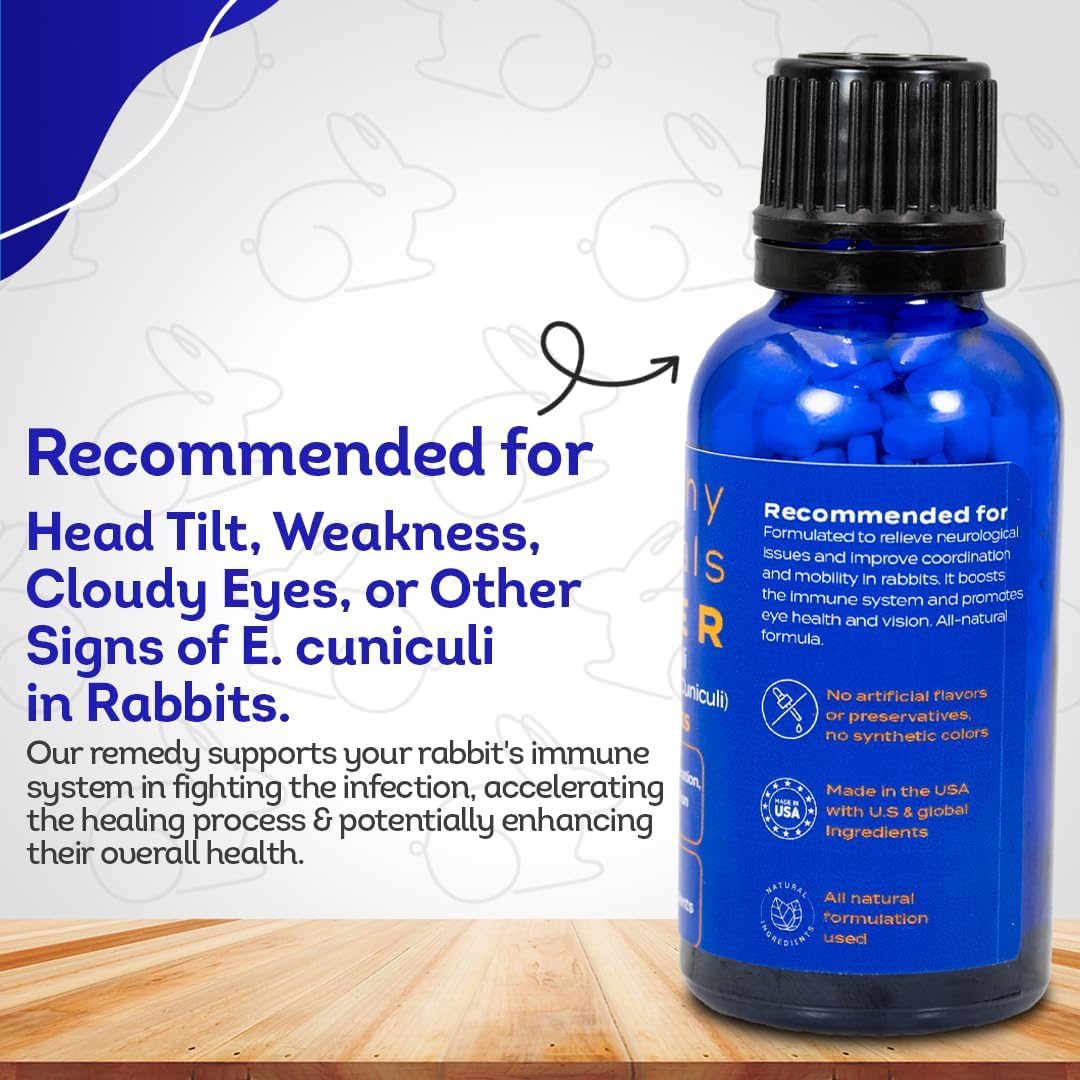 HA4E - Rabbit E. Cuniculi Infection Treatment - Natural, Homeopathic Support for Prevention & Immunity Boost - 300 Tablets