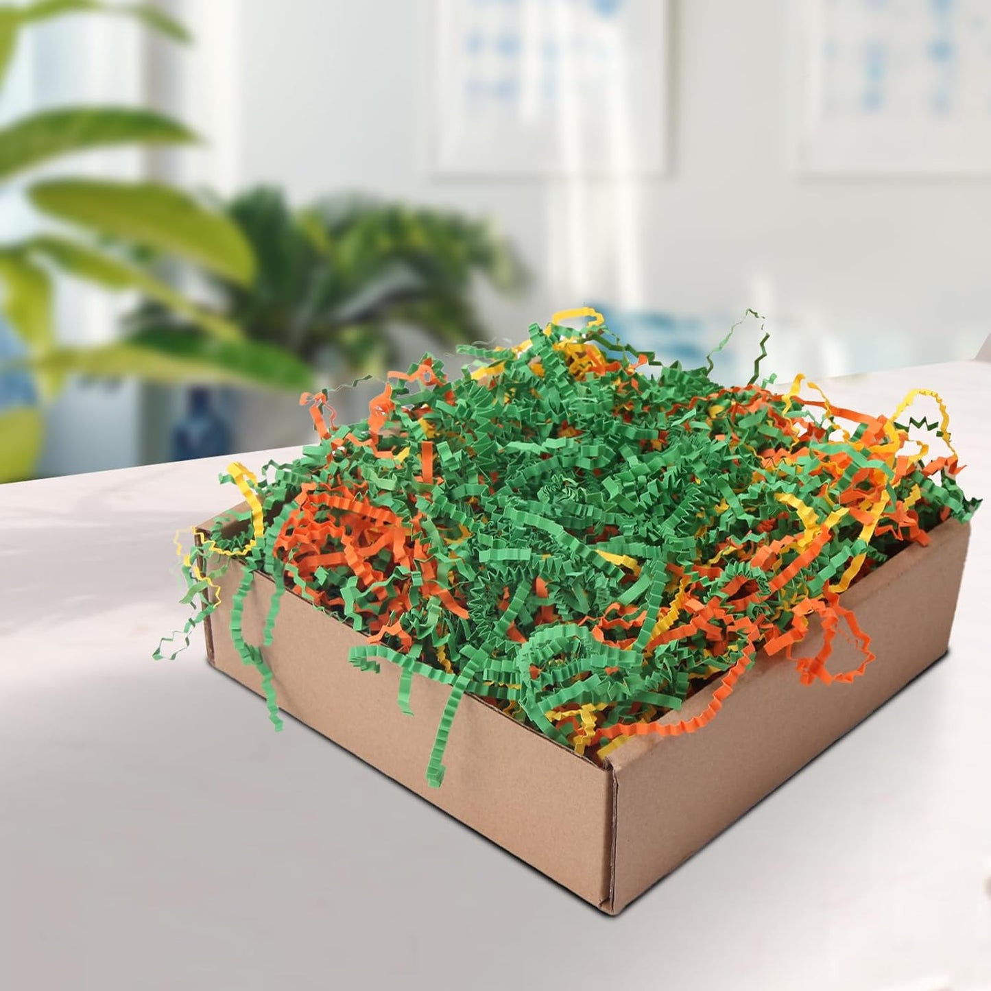 Kyouki Crinkle Paper Bird Toys, for Small Parrots, Parakeets, Cockatiels, Lovebirds, Conures, Budgies, Finches, Canaries – Fun Chewable & Shreddable Toy with Colorful Crinkle (Wrinkled Paper)