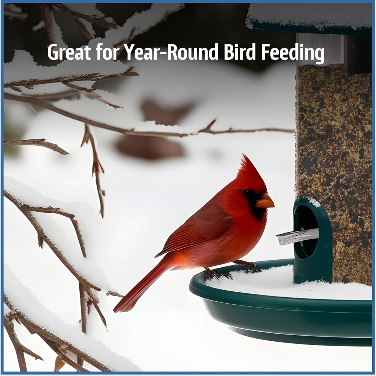 Pennington Wild Bird Food, Wild Bird Seed for Outside Feeders, Great to Feed Year-Round, 22.5-lb. Critter-Proof Bucket