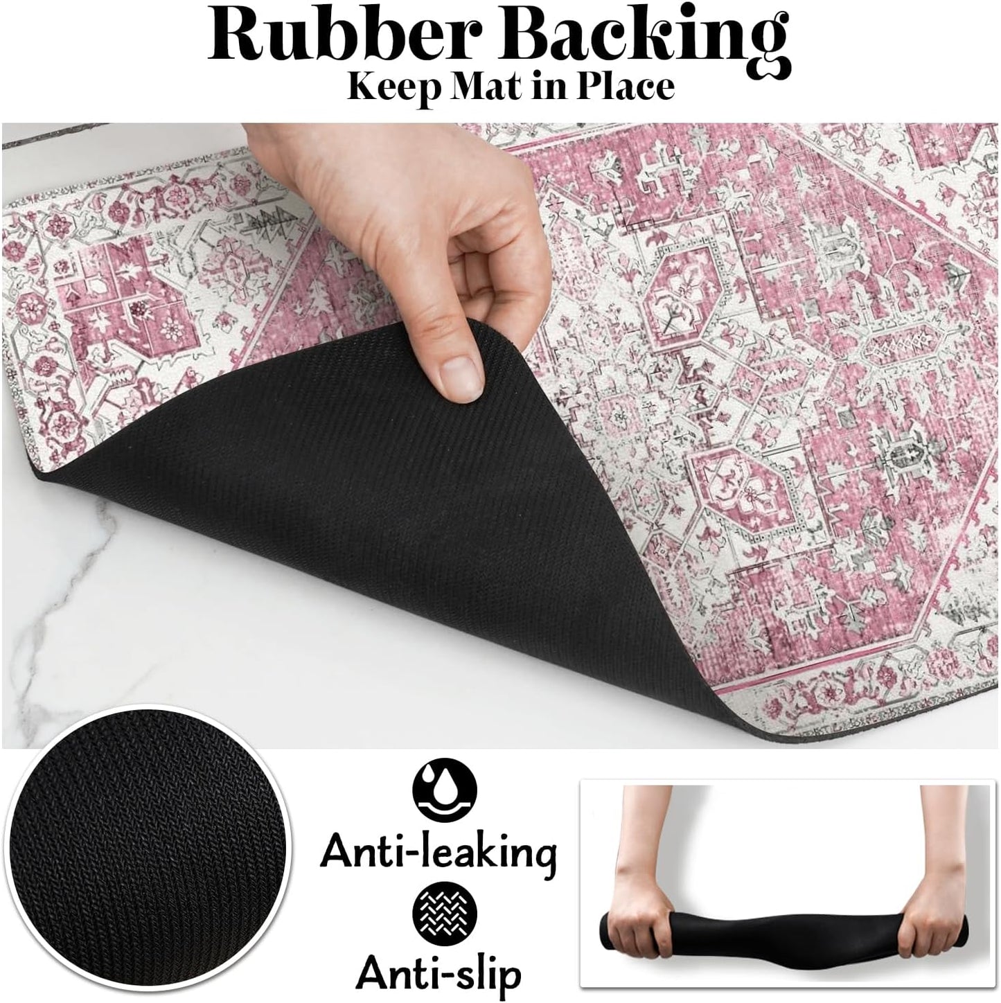 Dog Food Mats for Floors, Absorbent Dog Bowl Mat for Food and Water Dispenser Mat, Quick Dry Cat Food Mat Pet Supplies