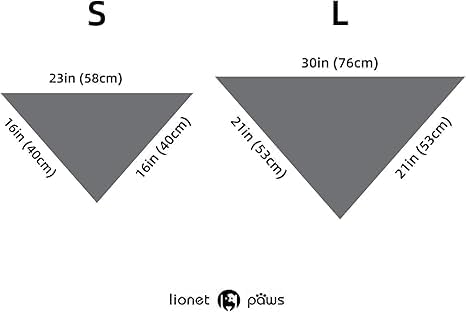 Lionet Paws Fall Dog Bandana Washable Cotton Borwn Handkerchief Scarf Triangle Floral Oxalis Bandana for Medium Large Dogs Girl Boy