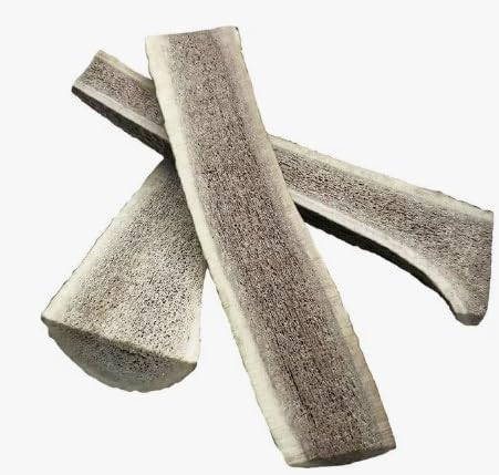 Pets Plus Split Antler Chews for Dogs – 6 Inch, Medium, 2-Pack – Natural Deer Antlers, Long-Lasting Dog Chew Bones, Odor-Free, for Aggressive Chewers & Dental Health