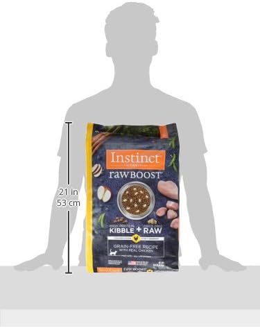 Instinct Raw Boost, Natural Dry Cat Food with Freeze Dried Pieces, High Protein, Grain Free Recipe - Real Chicken, 10 lb. Bag