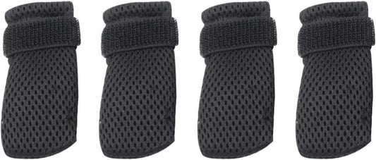 Cat Claw Covers-4pcs Cat Nail Caps Cat Nail Covers Caps Shoes Cats Socks Cat Booties to Prevent Scratching Cat Paw Protector Pet Grooming Booties for Bathing Shaving Checking