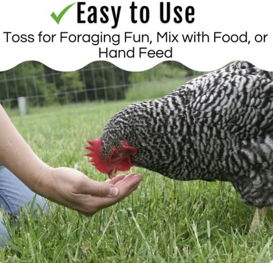 Grub Fuel Black Soldier Fly Larvae for Chickens - Nutrient Packed BSFL, Sustainably Sourced Snack for Poultry, Rich in Protein, Calcium, Fiber, Essential Fatty Acids, USA Grown (5LB)