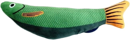 Cat Toys for Bored Indoor Adult Cats - Catnip Toys for Mental Stimulation, Interactive & Durable Kicker Toys for Solo Play, Best for Lazy or Senior Cats(Green