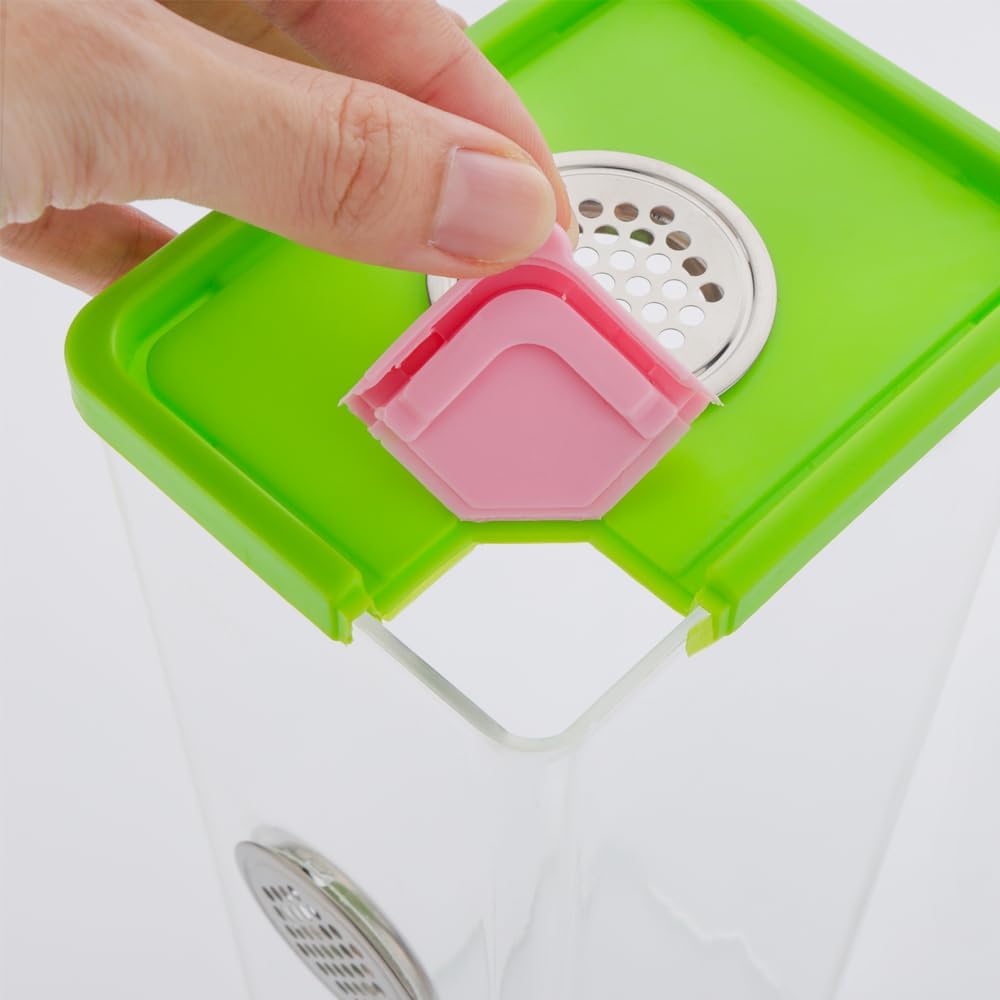 Tarantula Large Breeding Box Reptile Transparent Feeding Box Frog Cricket Snail Hatching Container Insect Habitat Cage(10.1" x 4.1" x 3.1")