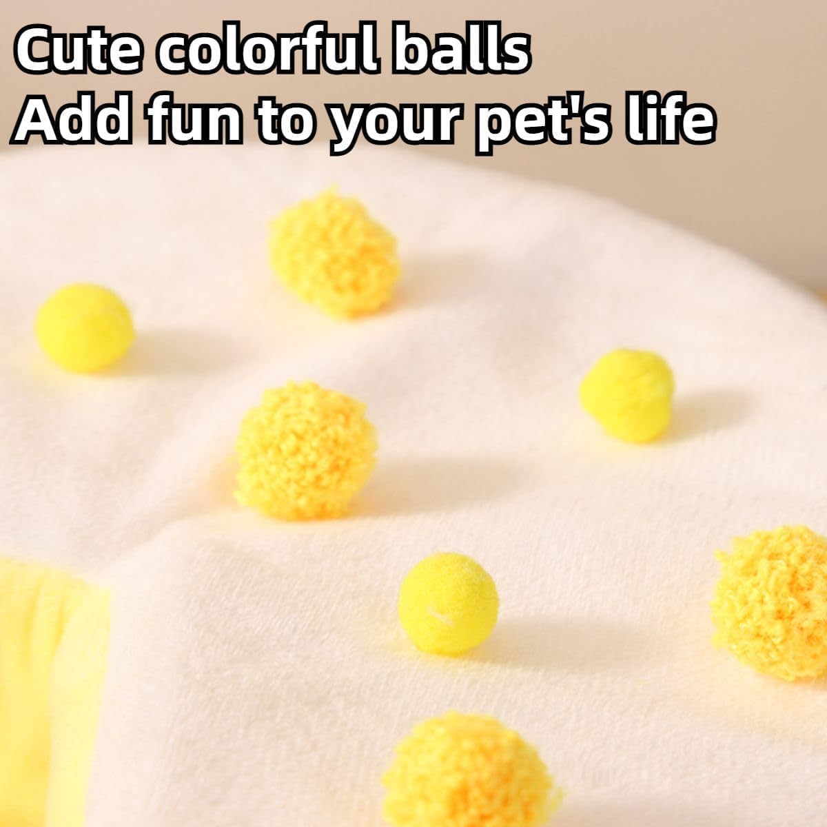 Cozy Cake Hamster House - Soft Plush Hideout & Tunnel Bed for Guinea Pigs, Syrian Hamsters, and Small Animals - Adorable, Warm & Washable Hideaway for All Seasons, Perfect Cage Accessory