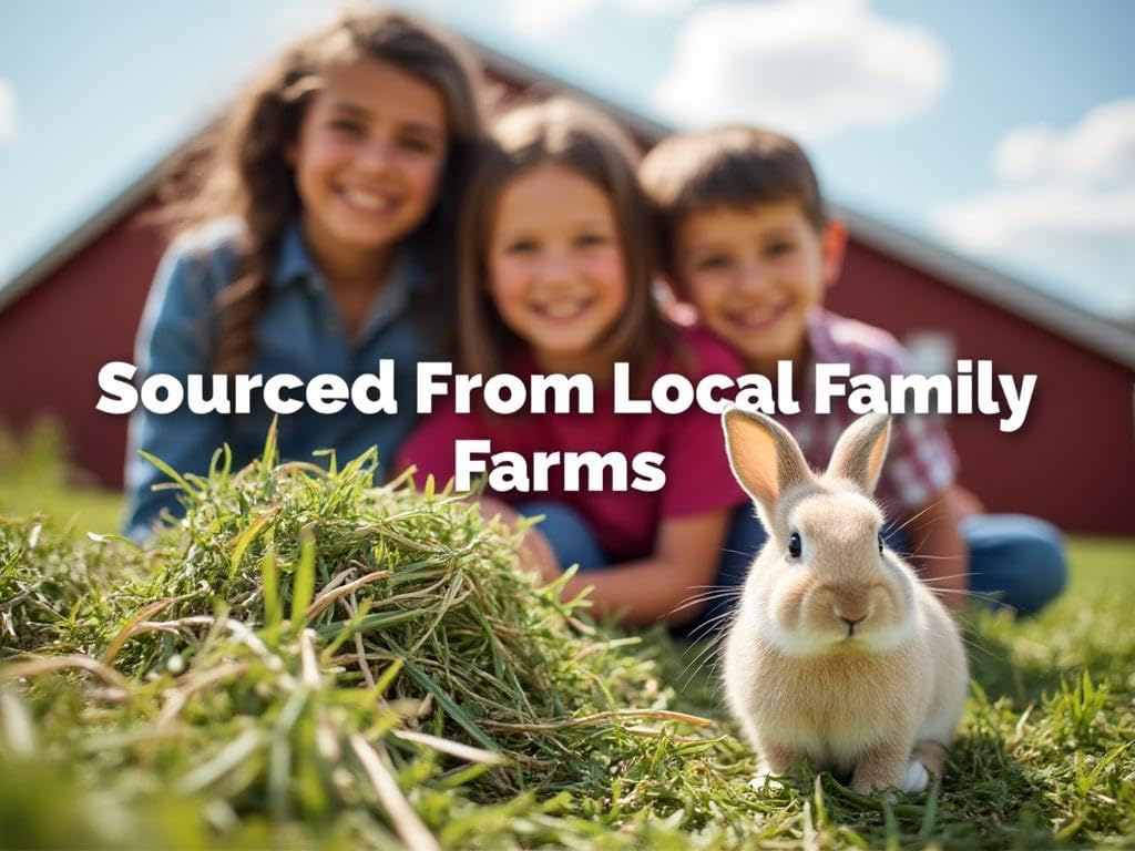 Blue Mountain Hay | Fresh Alfalfa Hay (24 Ounce) | High Leaf Retention | Nutritious High-Altitude Hay Pet Food for Rabbits, Guinea Pigs, Chinchillas, Hamsters, and Other Small Pets