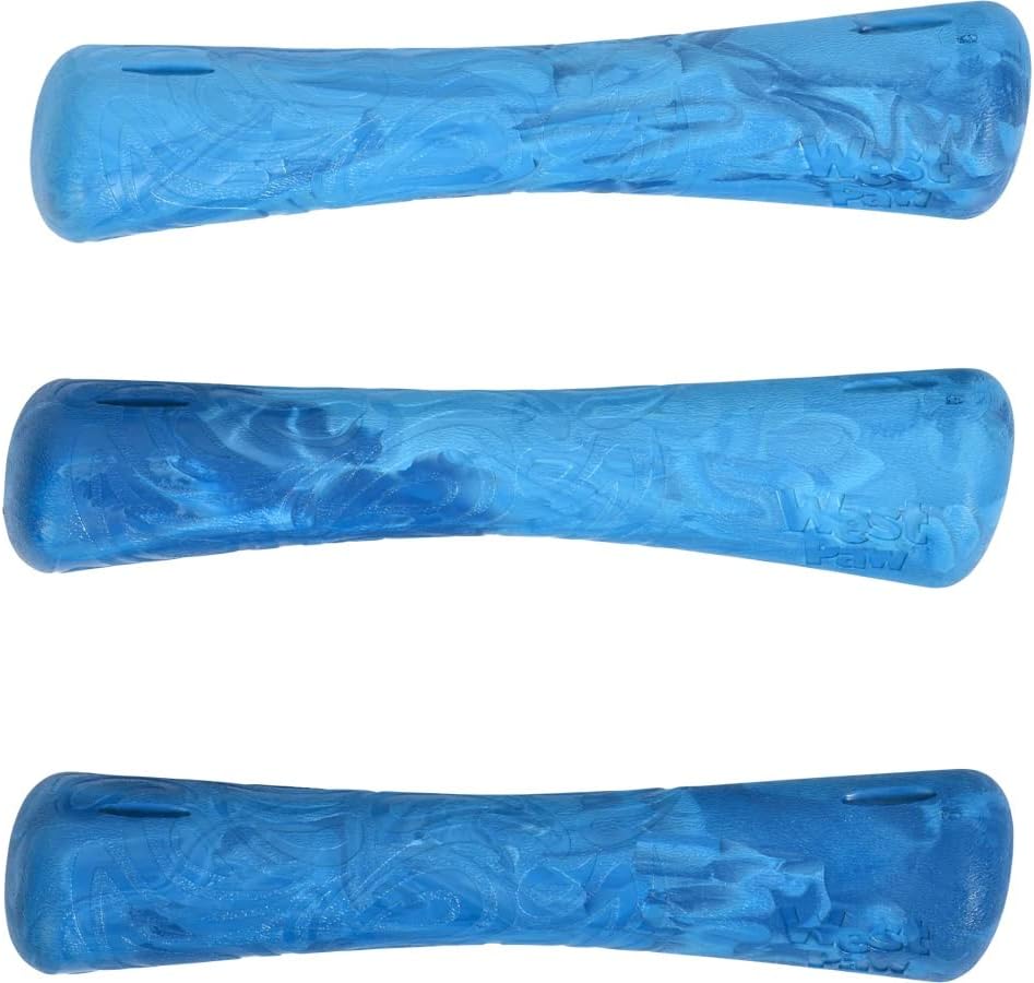 WEST PAW Seaflex Drifty Dog Toy – Machine Washable Dog Toys for Moderate Chewers – Eco-Friendly Zogoflex Toys for Dogs – Perfect for Gnawing, Fetch, Catch, Pet Training – 8.5" Large, Surf