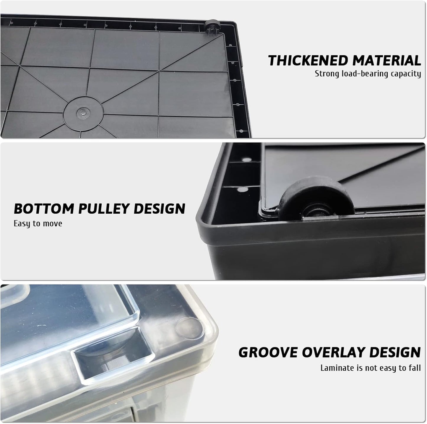 Hamiledyi Collapsible Gecko Tank Starter Kits, Reptile Travel Carrier 15.6" x 11.6" x 9.4" Small Portable Habitat Cages for Leopard Gecko, Bearded Dragon, Snake, Tortoise（White）