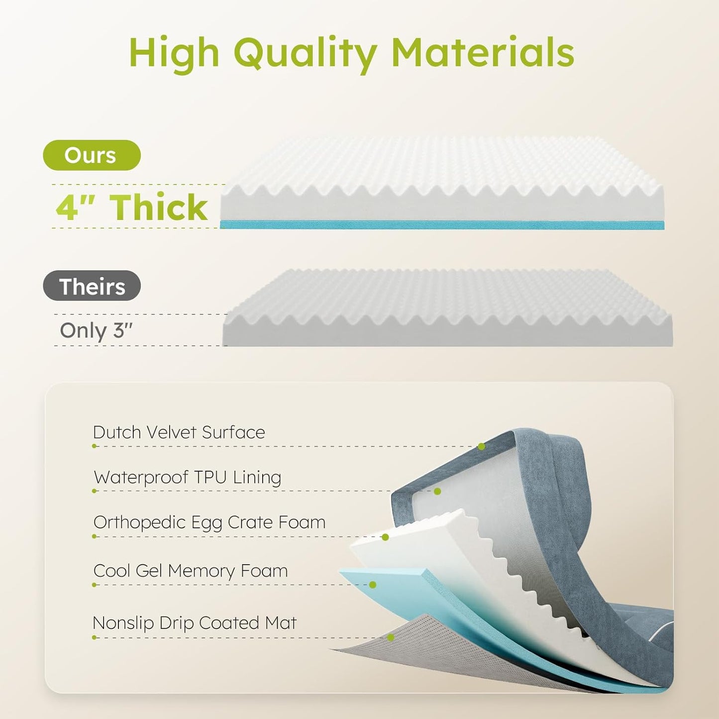 Jumbo Dog Bed for Extra Large Dogs, Orthopedic Dog Bed with Cooling Gel Memory Foam, Waterproof Pet Bed with Removable Washable Cover, 45" Pet Sofa Couch Dutch Velvet with Bone Toy, Dark Gray