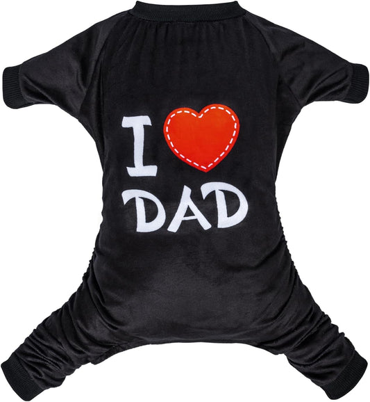 CuteBone Dog Halloween Pajamas Puppy Onesies Small Dogs Soft Pjs Coat Cat Apparel Comfy Pet Christmas Clothes Outfit Doggie Bodysuit P296L