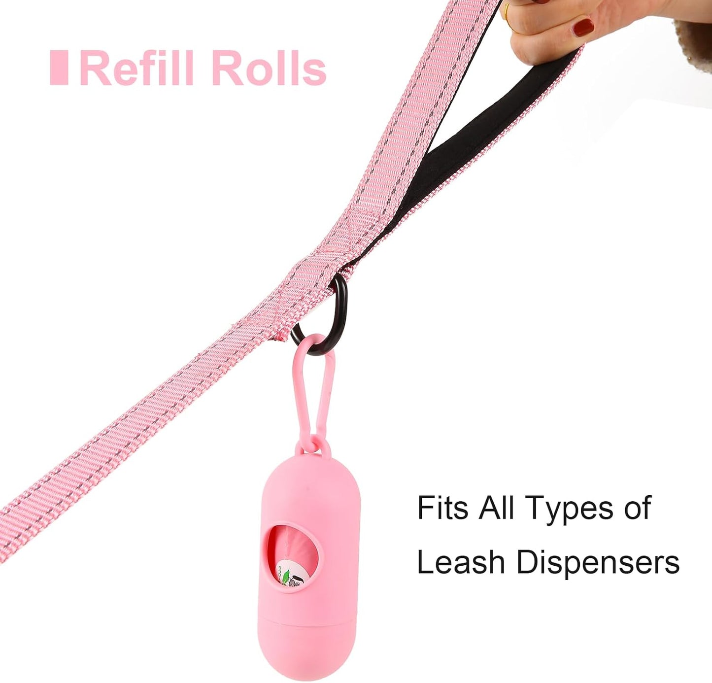 ECO-CLEAN 360 Count Dog Poop Bags with Dispenser, Leak-Proof, Cherry Blossom scented