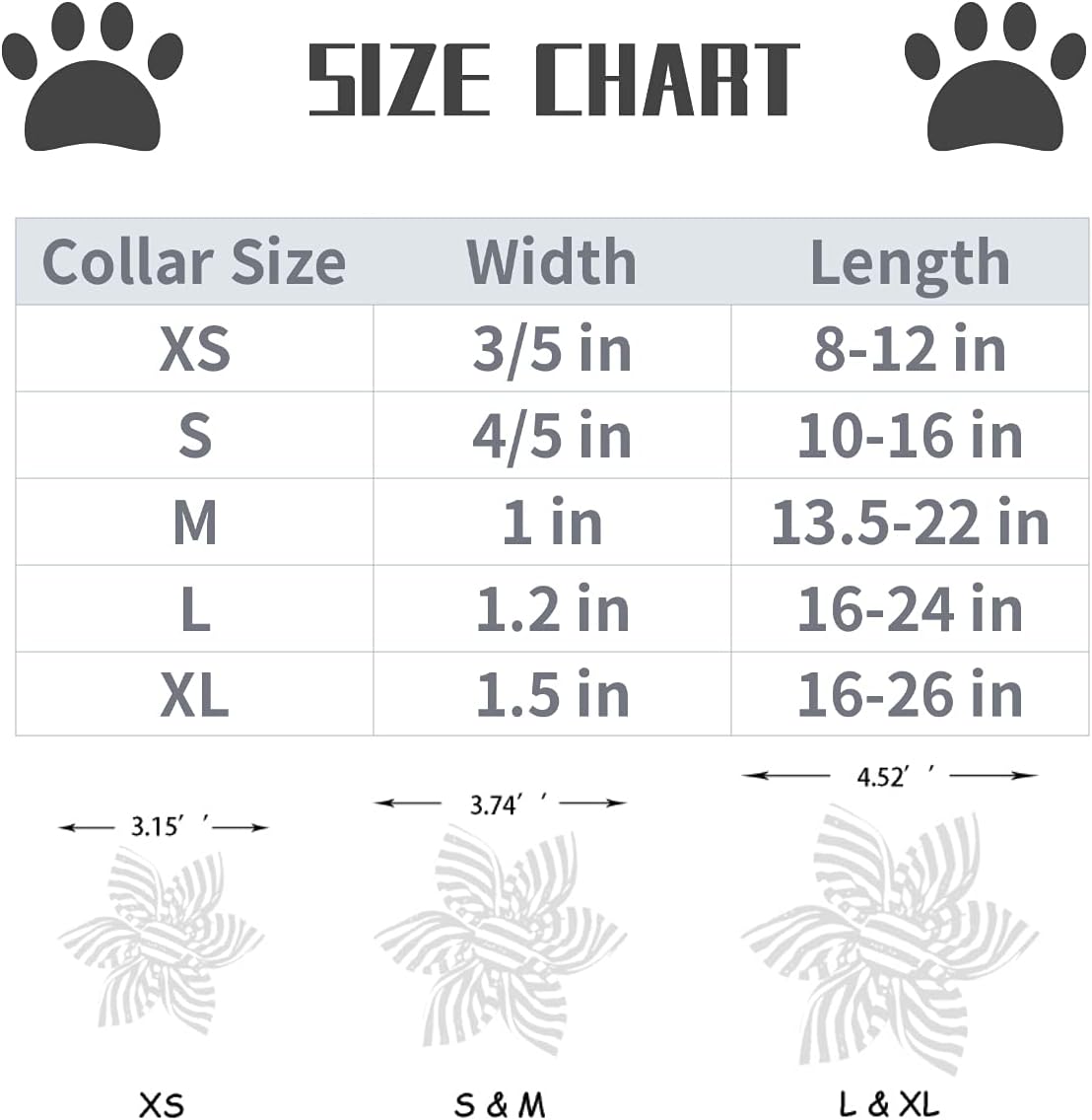 Lionet Paws Thanksgiving Day Dog Collar with Flower, Dogs Flower Collar with Metal Buckle for Dogs, Adjustable Comfortable Dog Collars Girl, M, Neck 13.5-22 in