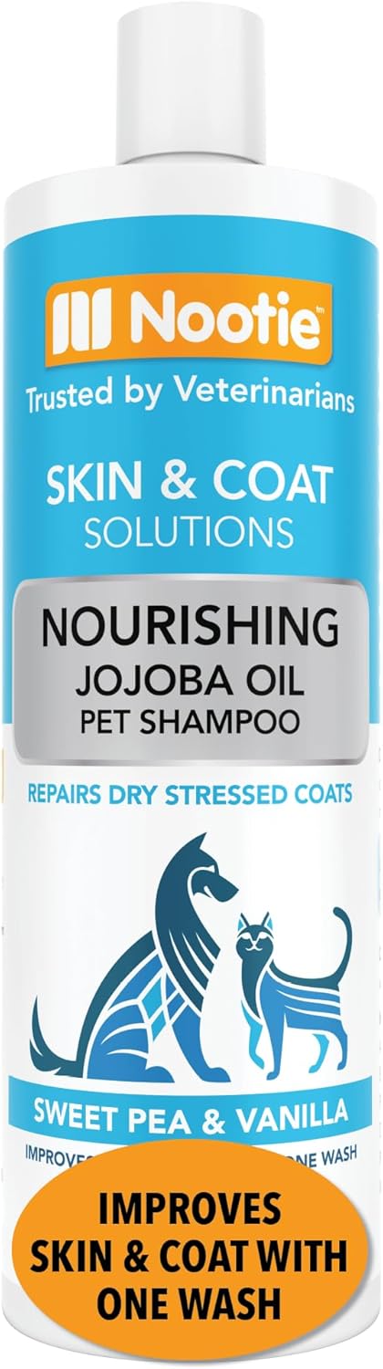 Nootie - Pet Shampoo for Sensitive Skin - Revitalizes Dry Skin & Coat - Natural Ingredients - Gentle Dog Shampoo - Cleans & Conditions