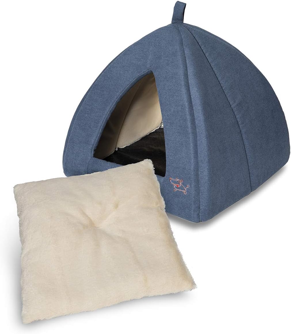 Pet Tent-Soft Bed for Dog and Cat by Best Pet Supplies - Navy, 19" x 19" x H:19"