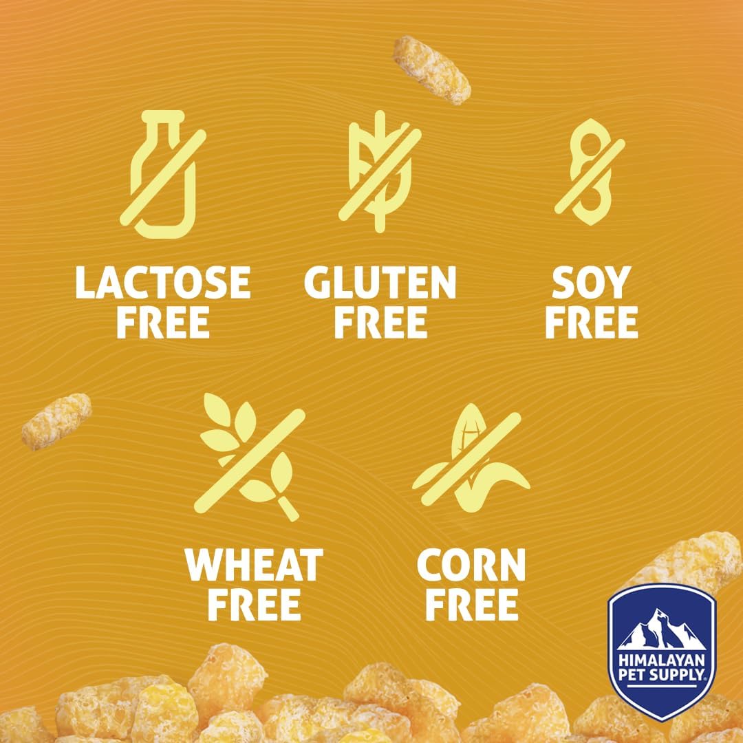 Barkeetos Dog Treats, Crunchy and Cheesy Pet Snacks Made with Real Himalayan Cheese, Gluten Free, Grain Free, Lactose Free, Natural Dog Food for All Breeds and Sizes - 3 Pack