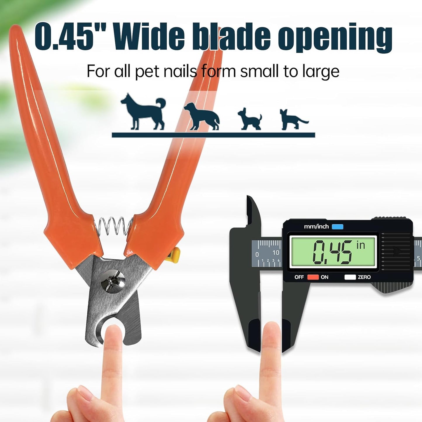 Dog Nail Trimmers 767C - Professional Dog Nail Clippers for Large and Small Dogs, Easy-to-Use Pet Nail Trimmers for Safe and Precise Grooming, Durable Claw Clippers for Paws Care