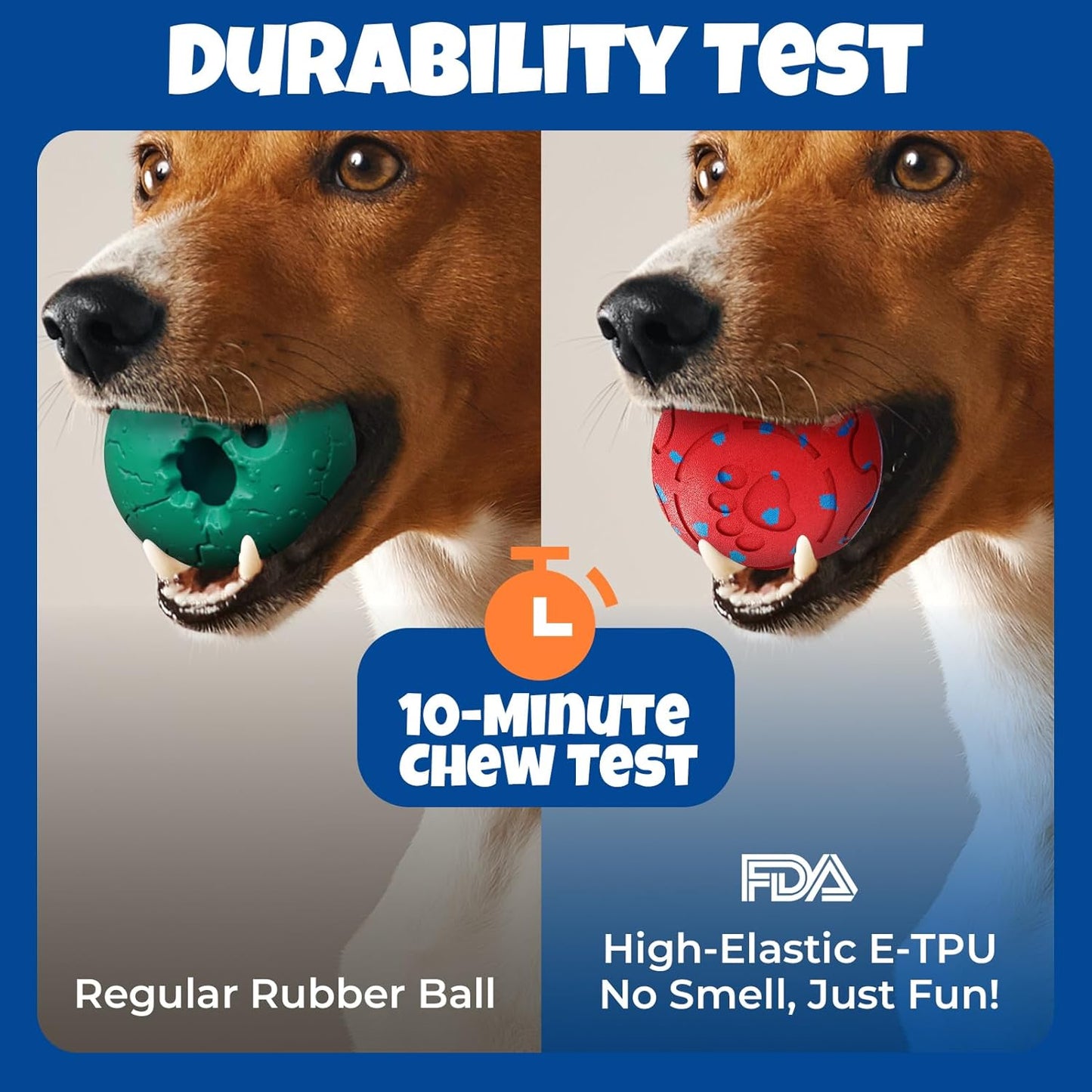 Dog Balls: Interactive Dog Ball Auto Rolling - Interactive Dog Toys for Aggressive Chewers - Bouncy & Throwable, Type-C Rechargeable, Washable, for Small & Medium & Large Dogs – Red
