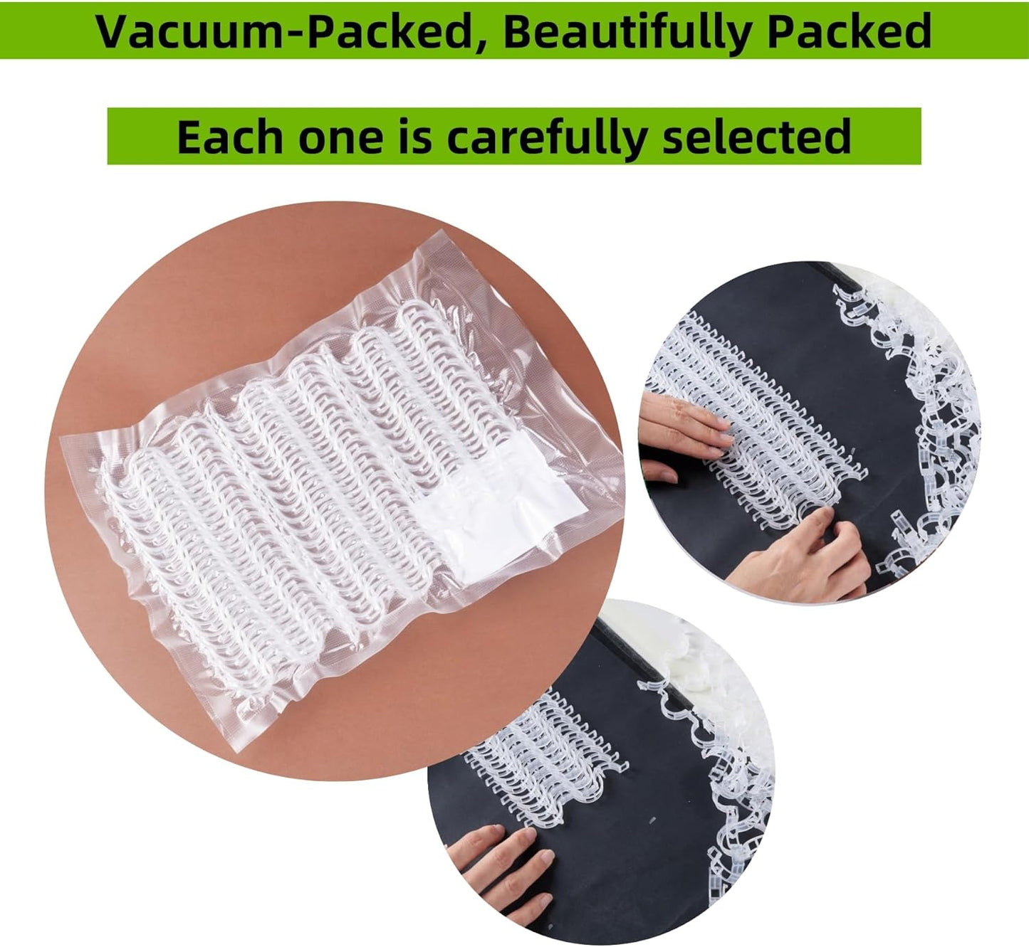 300 Pcs Plant Support Clips,Plastic Clips for Securing Plants,Tomato Vine Clips,Plant Fixing Clips,Garden Clips for Climbing Plants,Grape and Vine Vegetables (300, White)