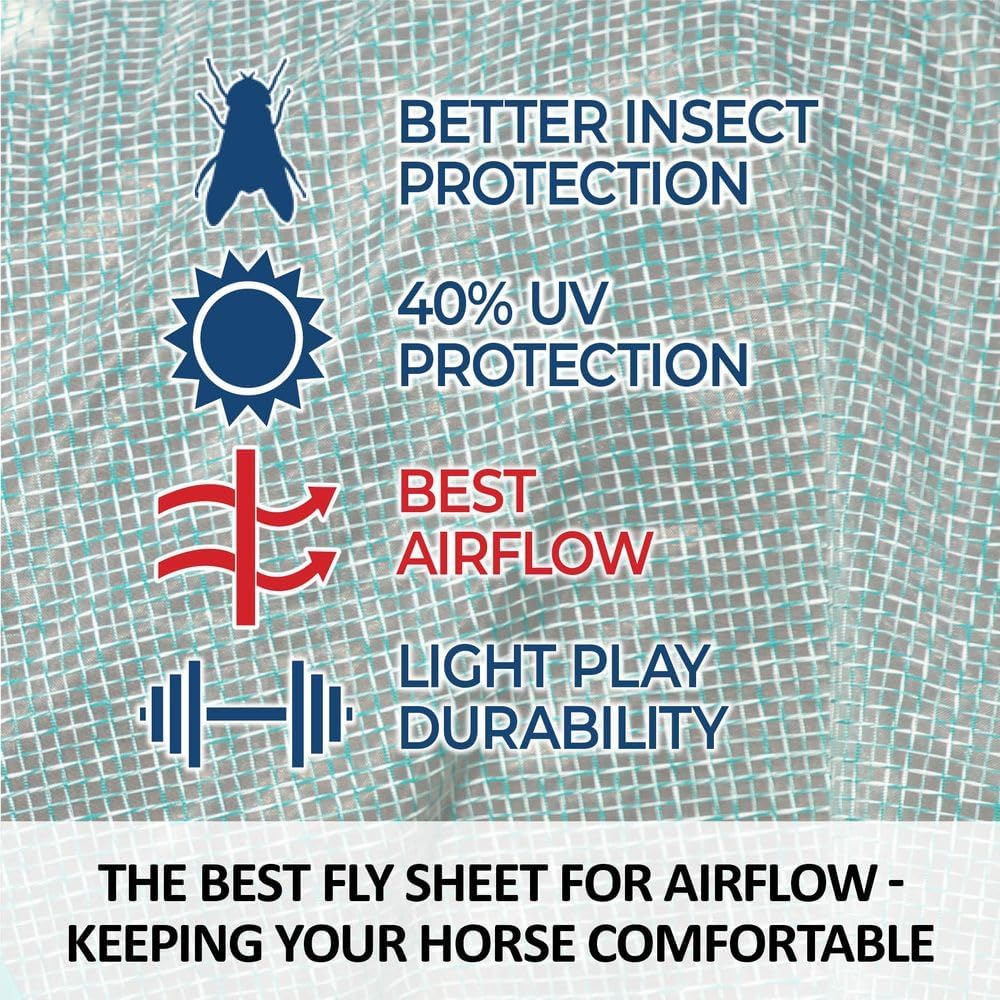 Schneiders Ripstop Nylon Mesh II Horse Fly Sheets | Optimal Airflow & UV Protection