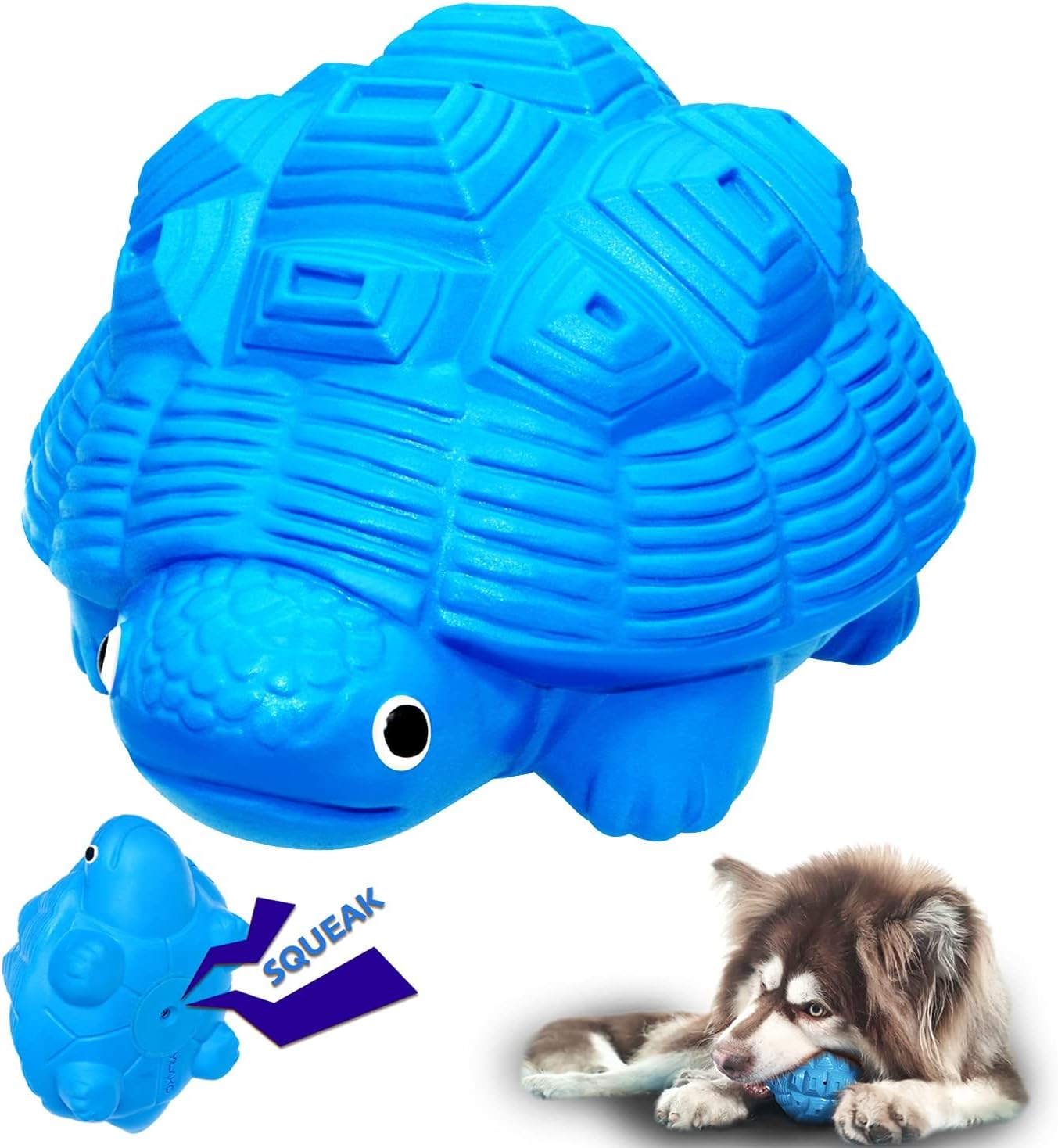 Dog Squeaky Chew Toys - Indestructible & Tough for Aggressive Chewers, Durable Toy for All Breeds, Chew Toys to Keep Them Busy