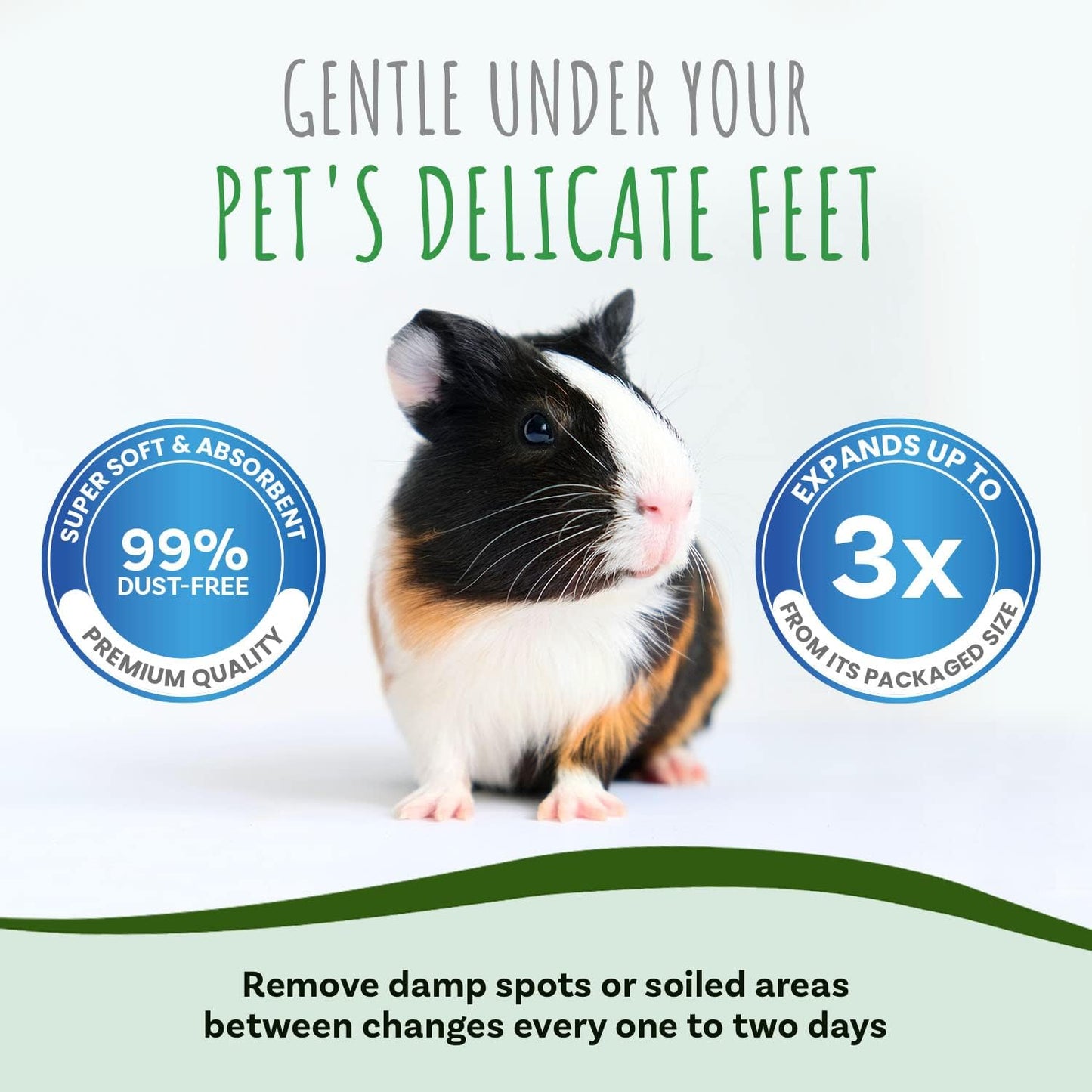 Small Pet Select Brown Natural Paper Bedding, Soft Animal Bedding with Odor Control for Guinea Pig, Rabbit, Hamster, or Bunny, Cage Accessories, Made in the USA, 178L (2 Pack)