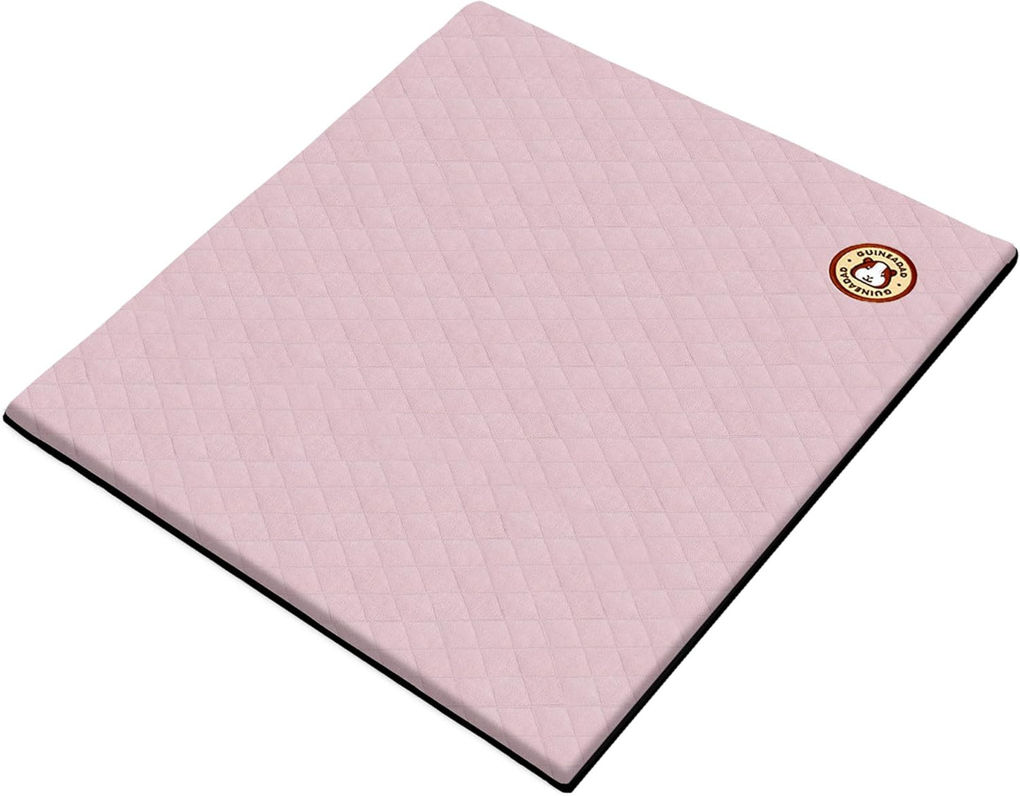 GuineaDad Premium Liner – Fleece Guinea Pig Cage Liner – Ultra-Plush Reusable Fleece Bedding with Waterproof Bottom – Extra Absorbent Liner for 2x2 C&C (Blush)