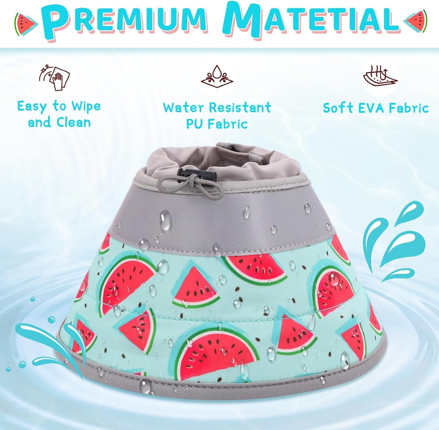 Cat Cone Collar Soft to Stop Licking, Adjustable, Foldable Lightweight Kitten Cones After Surgery Recovery for Cats & Kittens, Cat Cone Alternative (Blue, S)