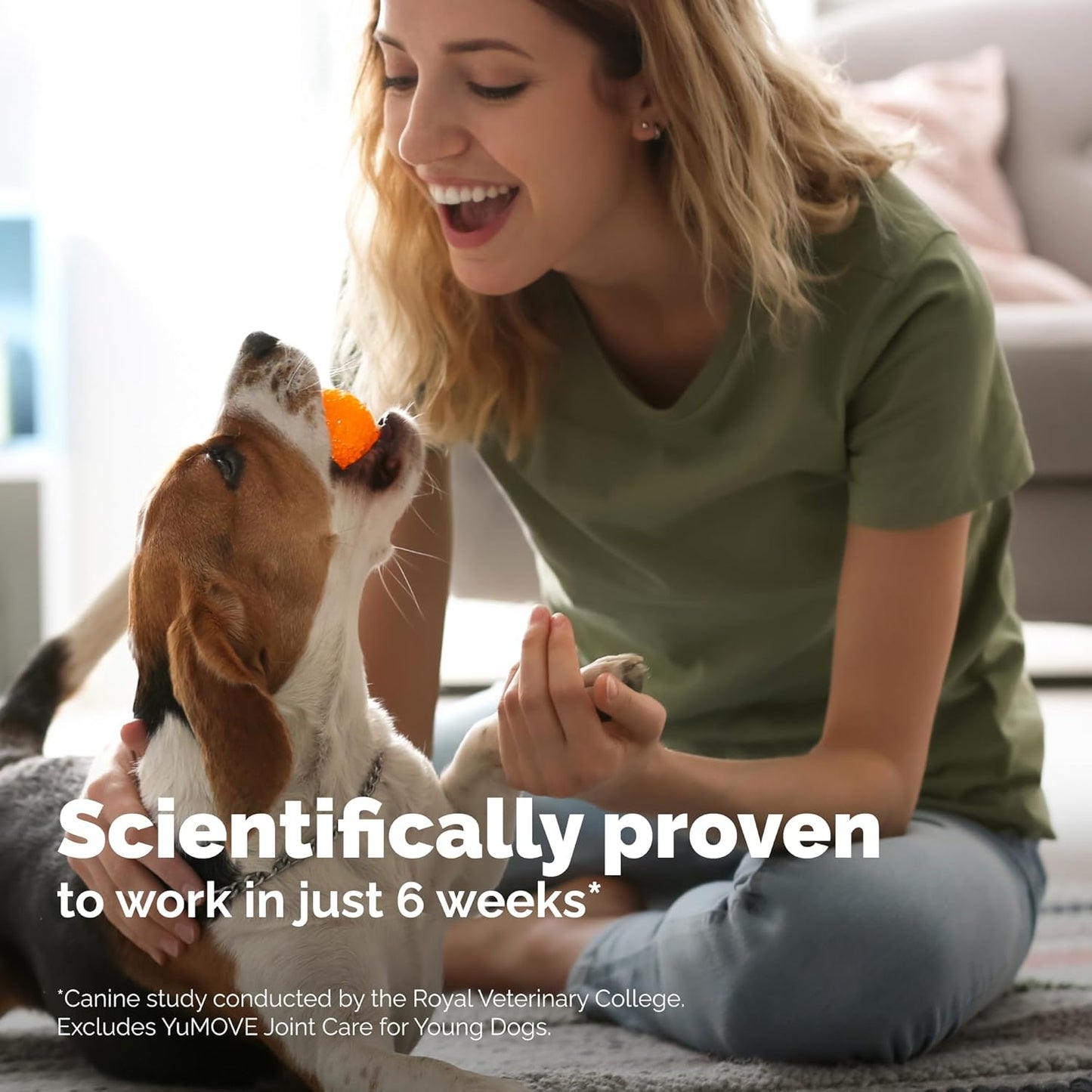 YuMOVE Hip & Joint Supplement for Dogs with Glucosamine, Hyaluronic Acid, Green Lipped Mussel & Omega 3 Joint Supplement - Regular or Advanced Strength (60ct, Chewable Tablets)