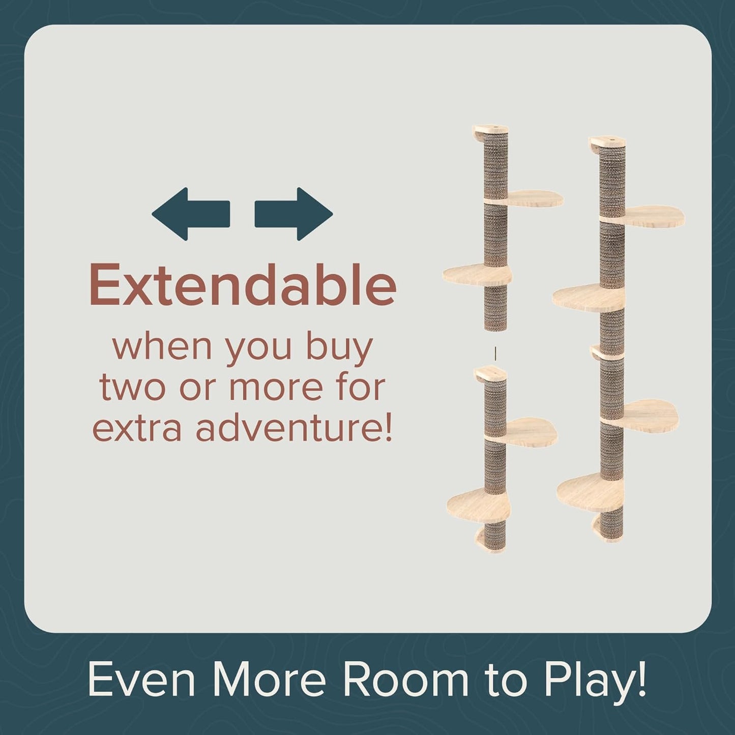 Cat Climbing Wall System – Modern Floating Shelves & Perches for Cats - Sunrise Steps | Ascentials by FurHaven