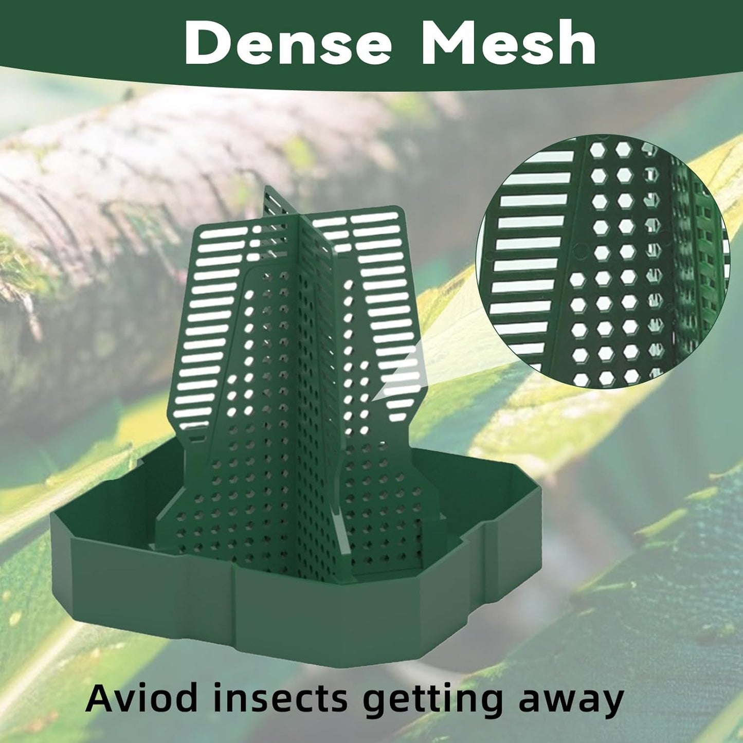 Chameleon Feeder+Bearded Dragon Feeder for Mounted Insect with Rope and Tweezers, Tank and Aquarium Accessories for Lizard, Bearded Dragon, Gecko, Frog（Medium）