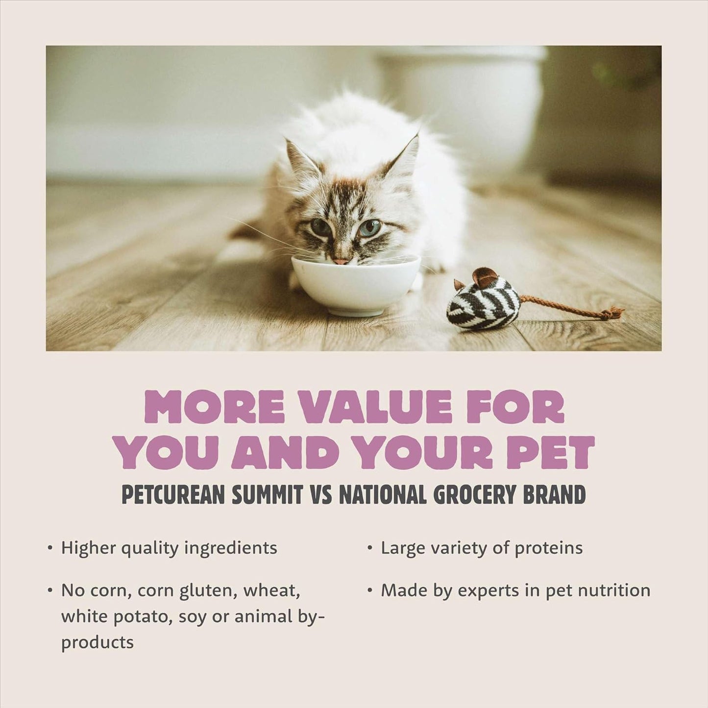 Meadow Roast, Dry Cat Food, Chicken Meal and Duck Meal Adult Recipe with Grains, 12 lb Bag