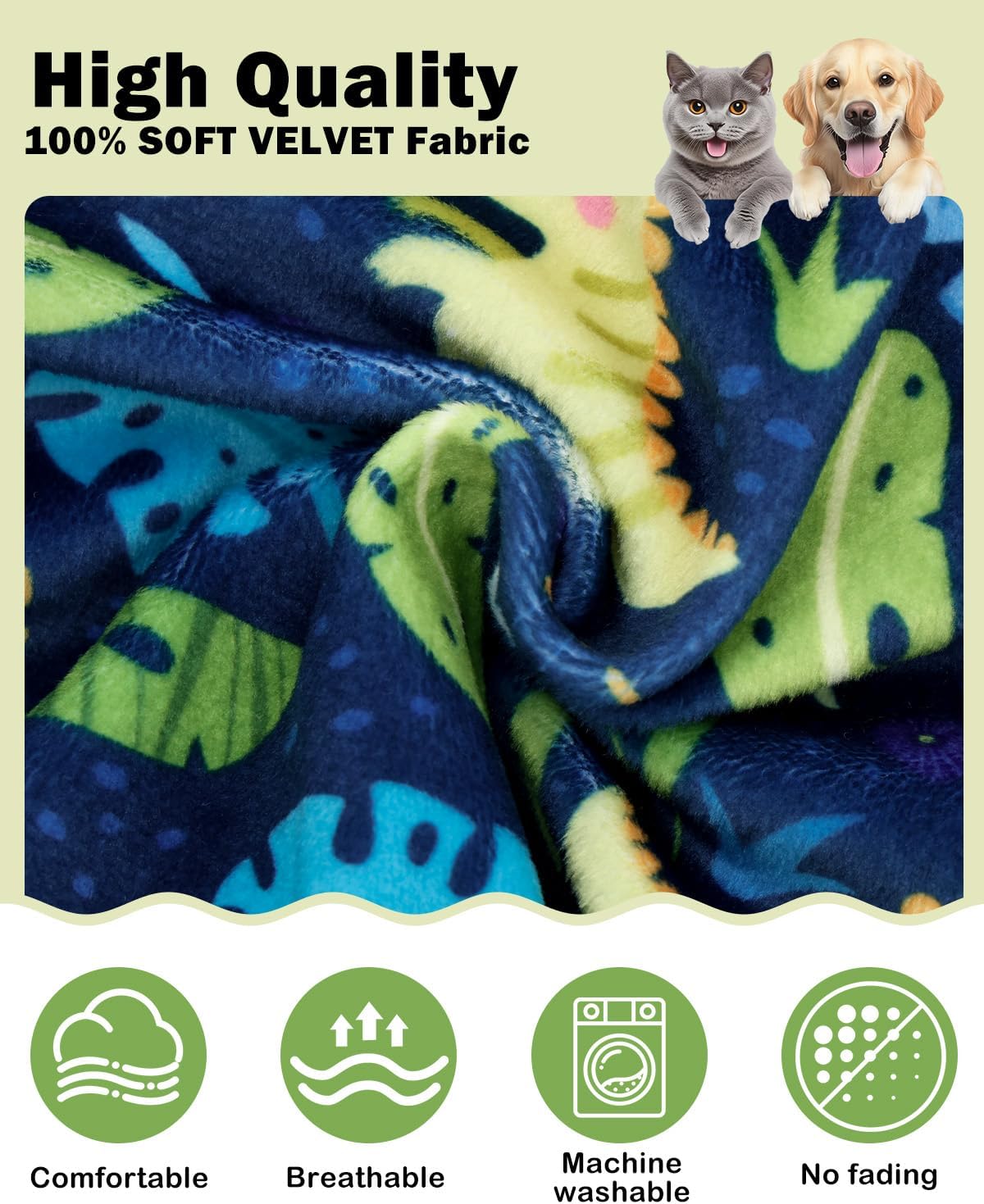 CuteBone Dinosaur Costume Dog Pajamas, Stretchy Spandex Crystal Velvet Sleepwear Coat for Small Dogs, Soft & Warm Pet Outfit Clothes for Cold Weather, Cozy Pullover Design COSP10L