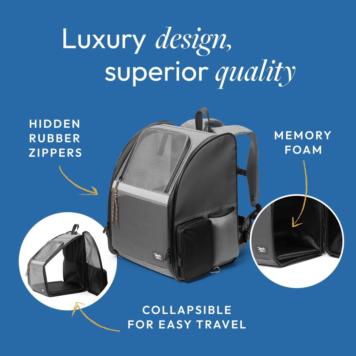 Pooch's Pick Luxury Pet Carrier Backpack