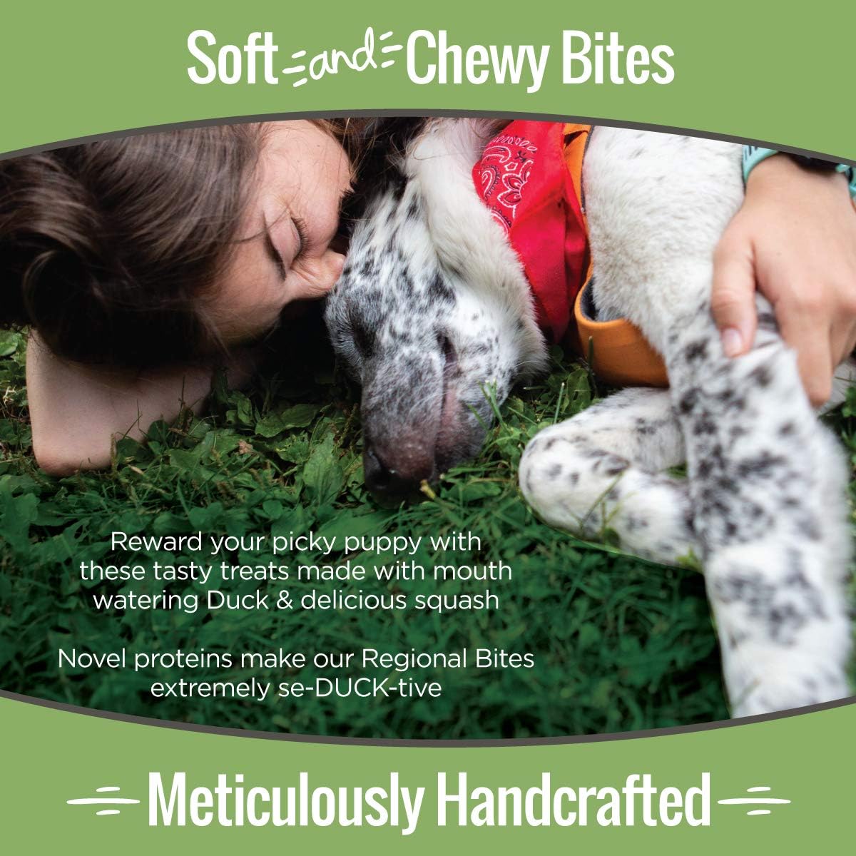 Smart Cookie All Natural Soft Dog Treats - Duck & Squash - Training Treats for Dogs with Allergies or Sensitive Stomachs - Grain Free Dog Treats, Chewy, Human-Grade, Made in USA - 5oz Bag