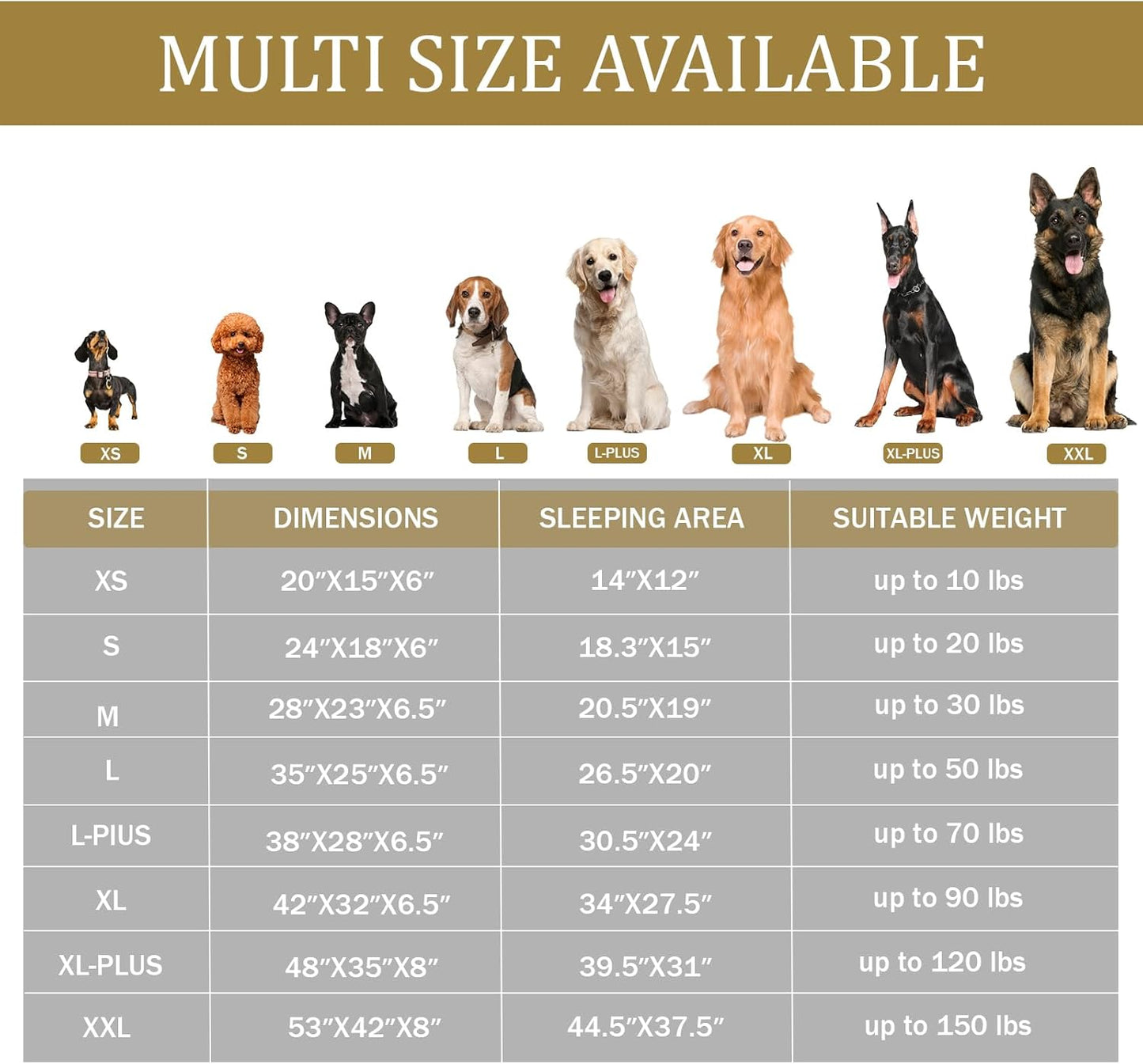 Bedfolks Orthopedic Dog Bed XXL, Waterproof Dog Sofa Bed for Giant Dogs, Egg Foam Pet Couch Bed with Removable Washable Cover and Nonslip Bottom, Brown