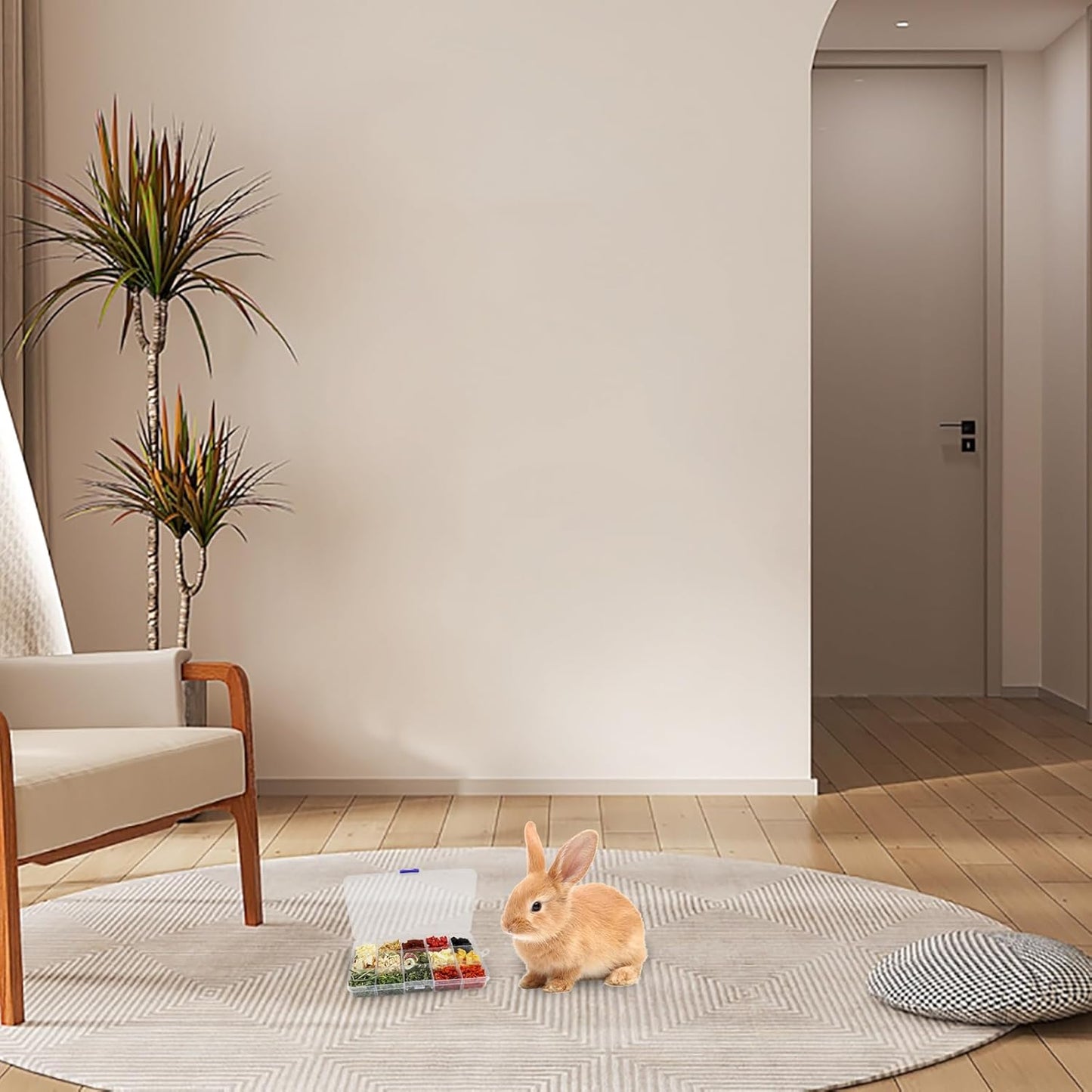 Bunny Treats, Treat Box with 15 Kind of Snacks for Rabbit, Hamster, Chinchilla, Guinea Pig and Other Small Pets, Chinchilla Treats, Guinea Pig Treats, Hamster Treats