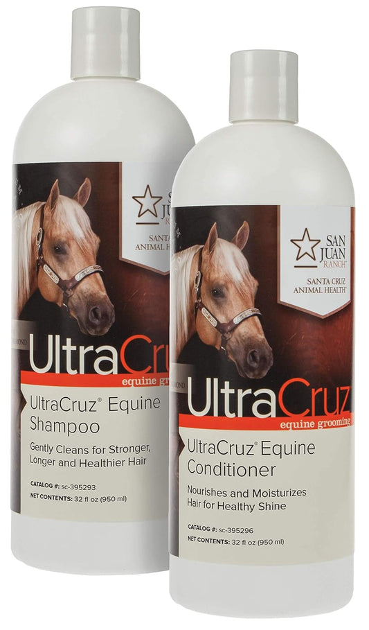 UltraCruz - sc-516936 Equine Horse Shampoo and Conditioner Bundle, 32 oz Each