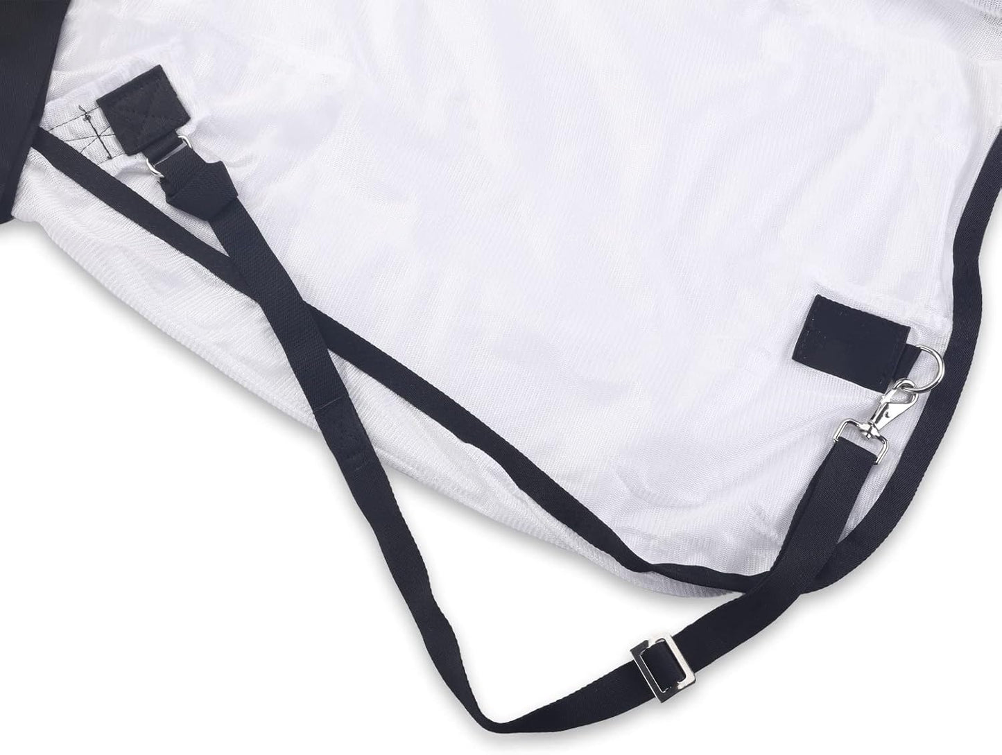 Comfy Mesh Horse Fly Sheet Equine Summer Sheets Stand Neck White 69
