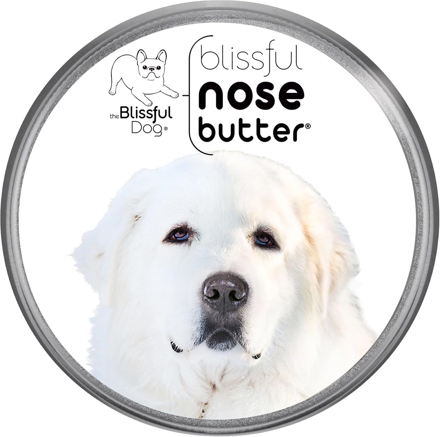 The Blissful Dog Great Pyrenees Unscented Nose Butter - Dog Nose Butter, 16 Ounce