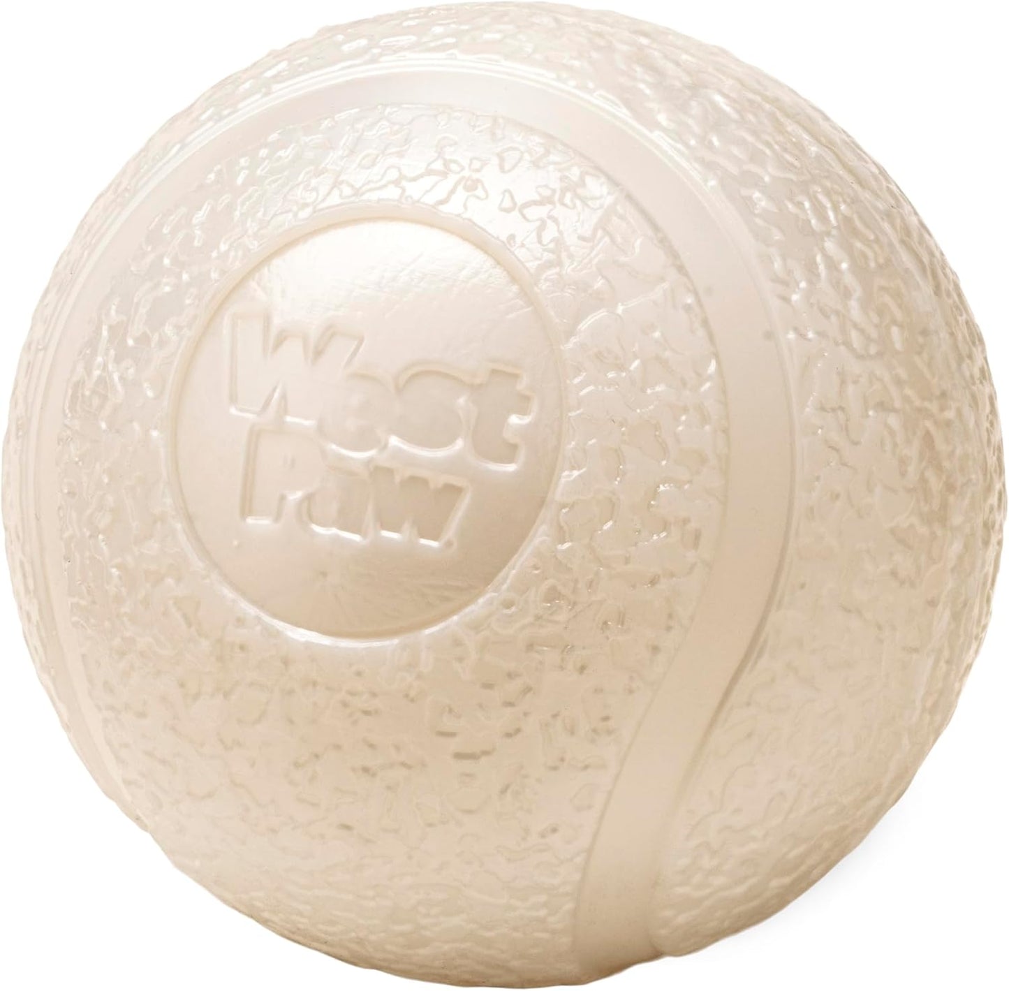 WEST PAW Boundr Ball Dog Fetch Toy – Bouncing Toys for Dogs, Fetch, Catch, Chewing, Play – Floatable, Recyclable Balls – Small Glow 2-Pack