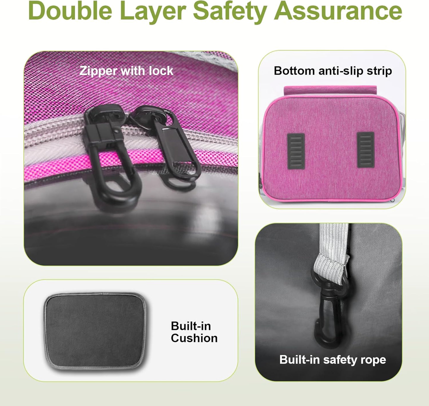 Expandable Cat Backpack,Cat Bubble Backpack Carrier for Carrying Cats, Pets and Small Dogs,Airline-Approved,Designed for Travel, Hiking, Walking,Car （Pink