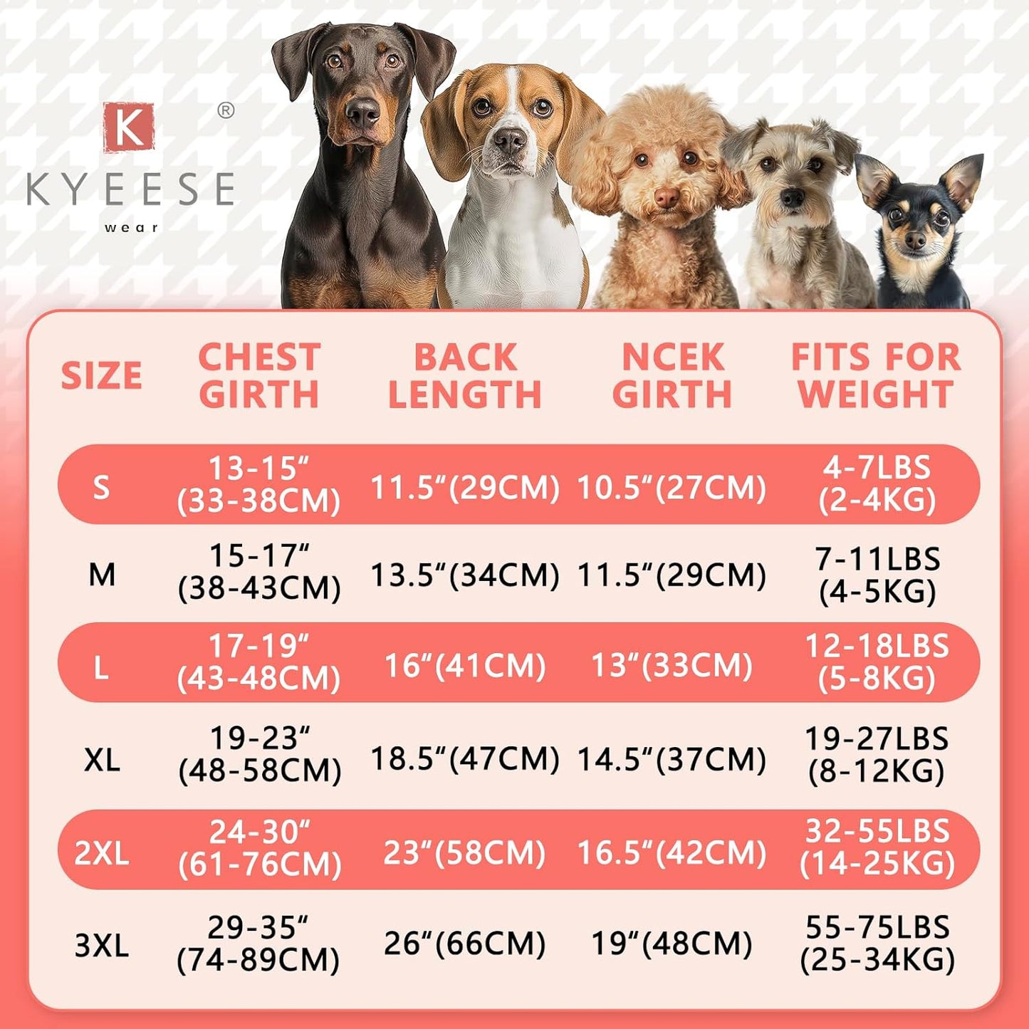 KYEESE 2Pack Dog Sweater Pullover Pet Sweatshirt Stretchy Dogs Clothes Soft Dachshund Clothes Warm Doggie Coats Turtleneck Small Pets Sweaters Dog Sweaters for Small Dogs Male